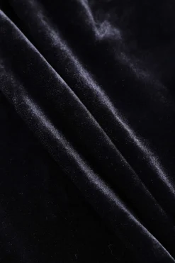 Velvet One Shoulder Mini Dress