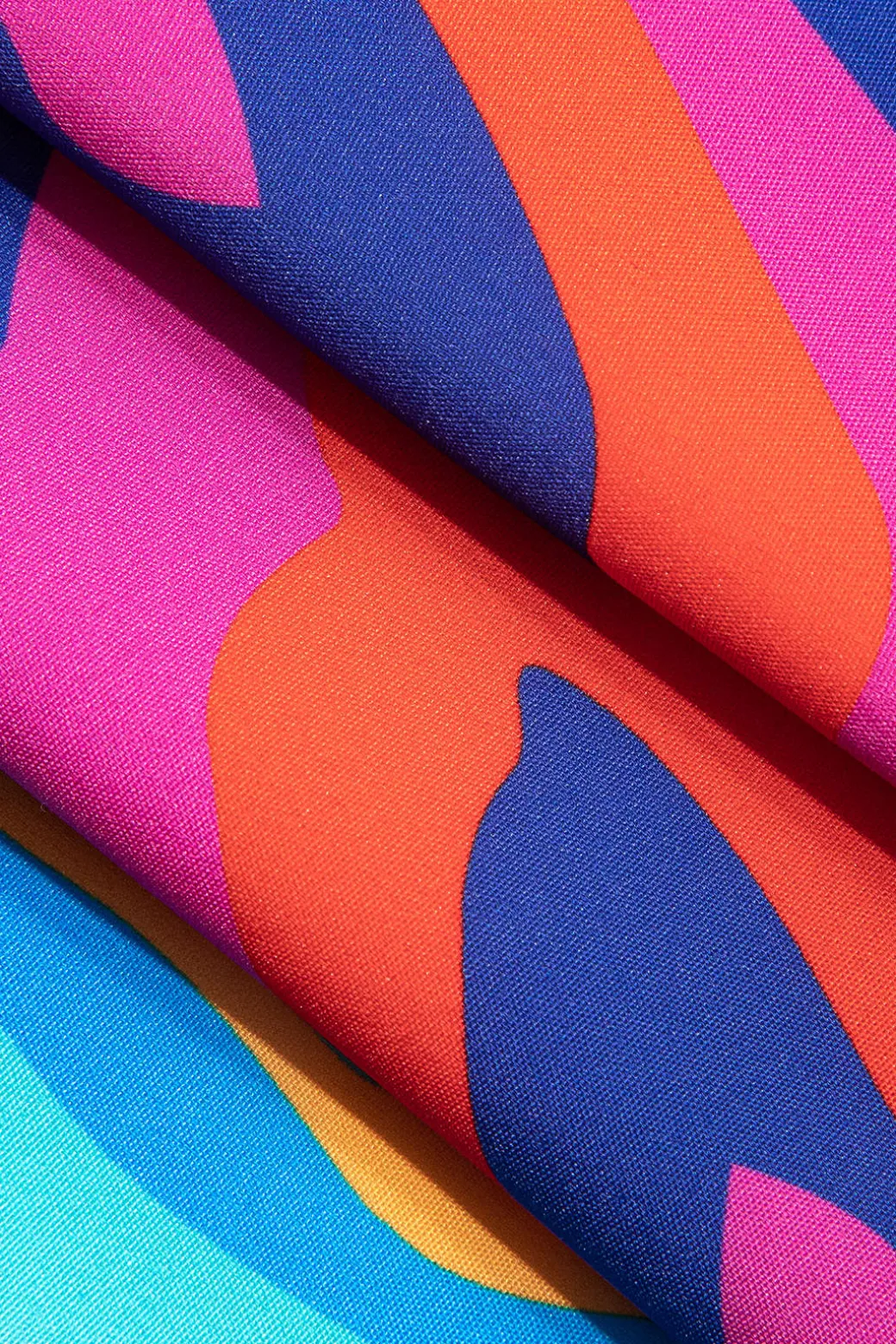 Vibrant Abstract Print Crop Shirt And Shorts Set
