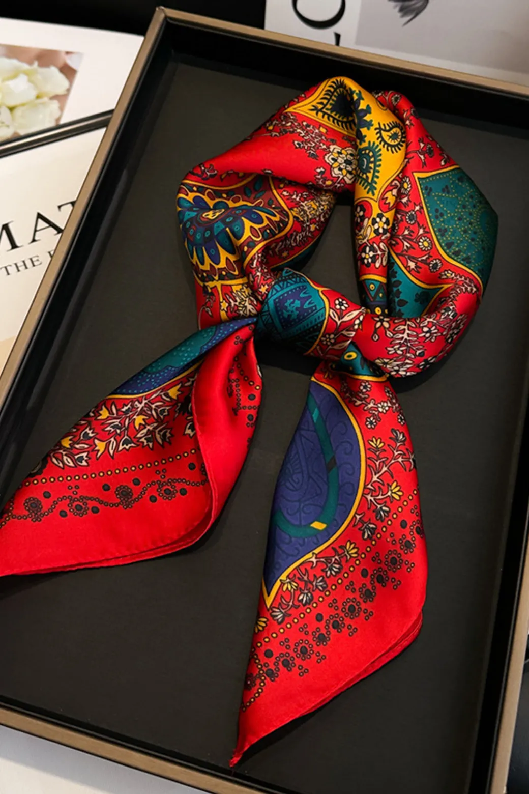 Vintage Print Scarf