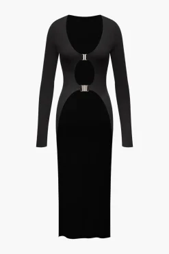 V-neck Asymmetric Long Sleeve Top