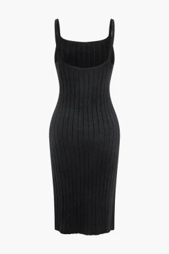 V-Neck Long Sleeve Cardigan And Slip Dress Set