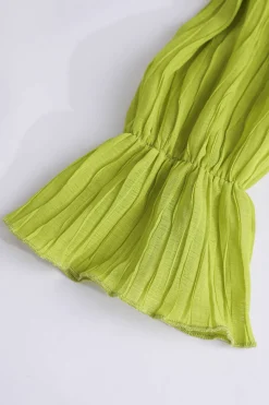 V-Neck Ruffle Detail Mini Dress