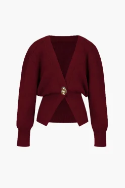 V-neck Sweater Cardigan