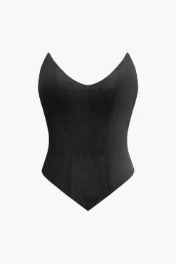 V-neck Tube top