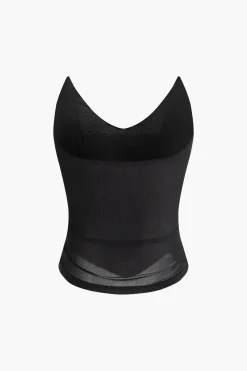 V-neck Tube top