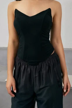 V-neck Tube top
