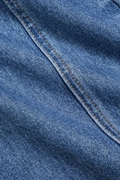 Wave Leg High Waist Jeans