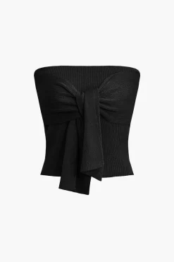 Wrap Knot Tube Top