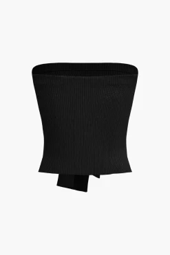 Wrap Knot Tube Top