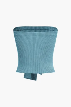 Wrap Knot Tube Top