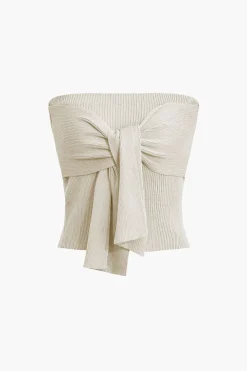 Wrap Knot Tube Top