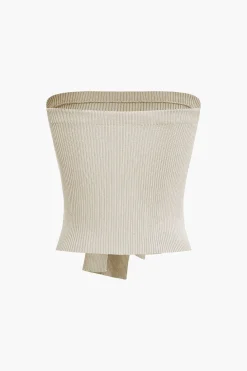 Wrap Knot Tube Top