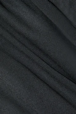 Wrap Ruched Slit Deep V-neck Sleeveless Maxi Dress